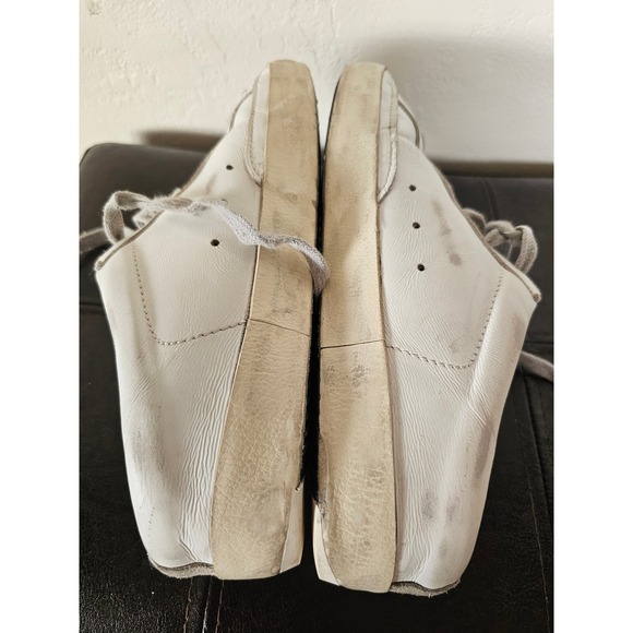 GOLDEN GOOSE Super-Star Sabot Leather White StreetwearMule Sneaker sz 37 US 6.5 - Picture 6 of 9